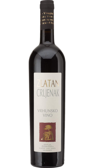 Bottle of Zlatan Otok Crljenak Zinfandel 2019 wine 750 ml