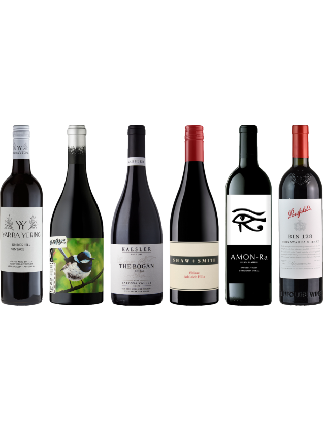 Shiraz Australiano Caso Degustazione Premium