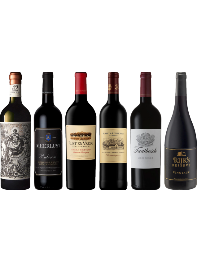 Vino rosso sudafricano Premium Tasting Case