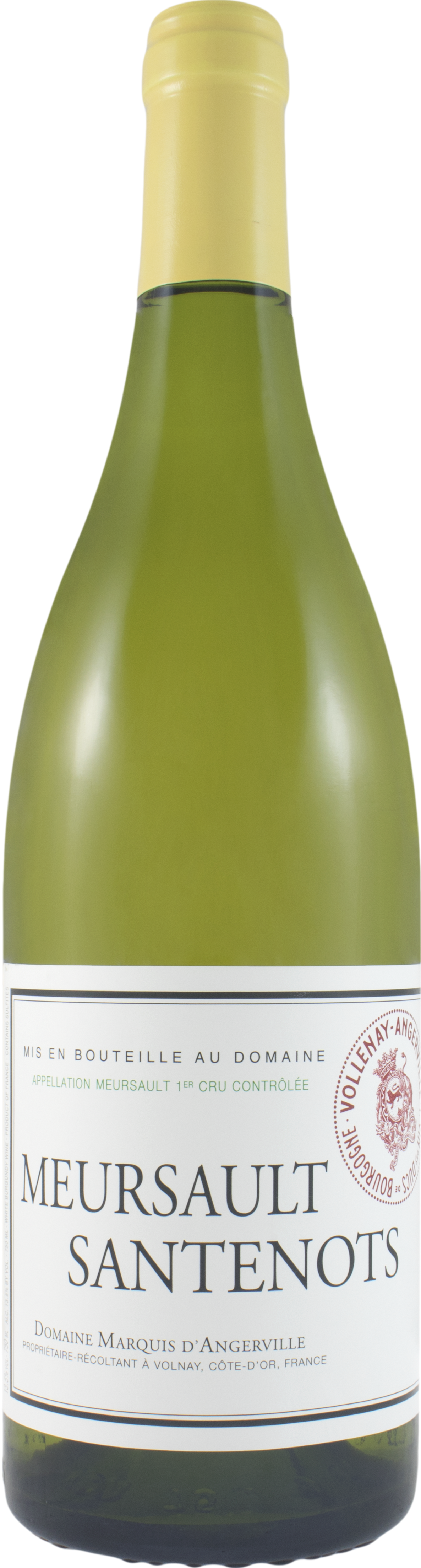 Domaine Marquis d'Angerville Meursault Premier Cru Santenots 2018
