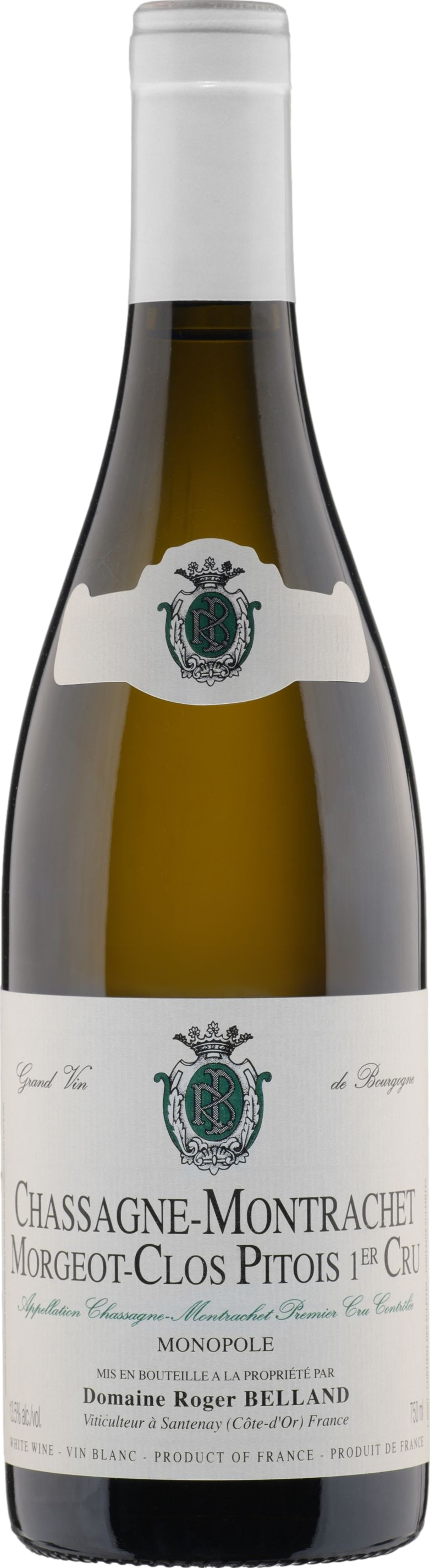 Domaine Roger Belland Chassagne Montrachet Premier Cru Morgeot Clos Pitois Blanc 2024