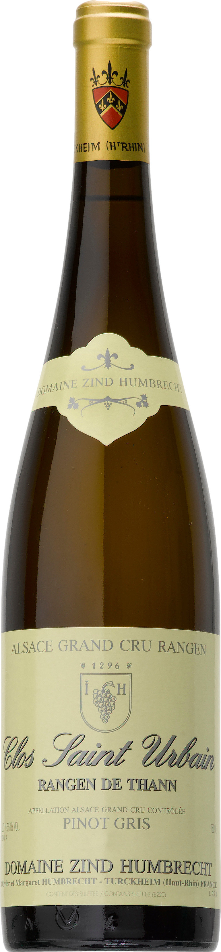 Domaine Zind-Humbrecht Pinot Gris Grand Cru Rangen de Thann Clos Saint Urbain 2016