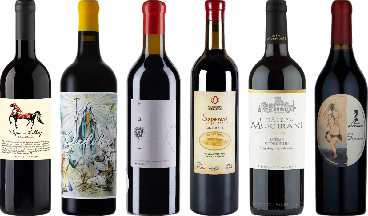 Saperavi Georgiano Caso Degustazione Premium