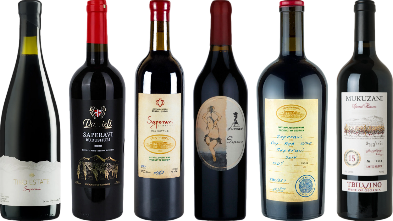 Saperavi Georgiano Caso Degustazione Premium