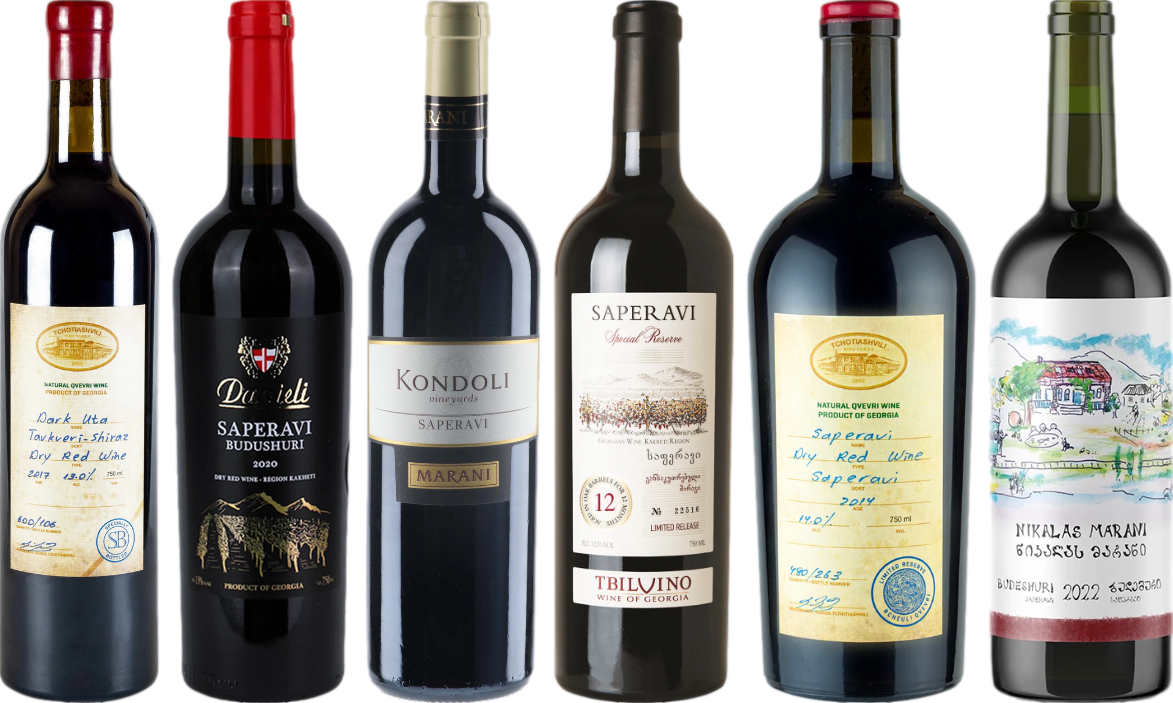 Saperavi Georgiano Caso Degustazione Premium