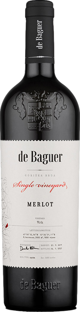 Klet Brda De Baguer Single Vineyard Merlot 2019