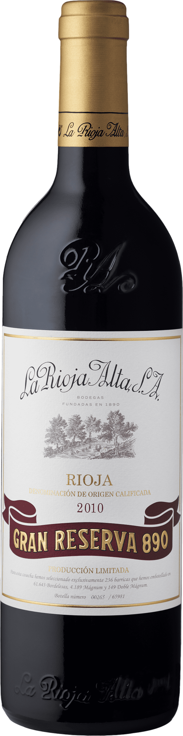 La Rioja Alta Gran Reserva 890 2011