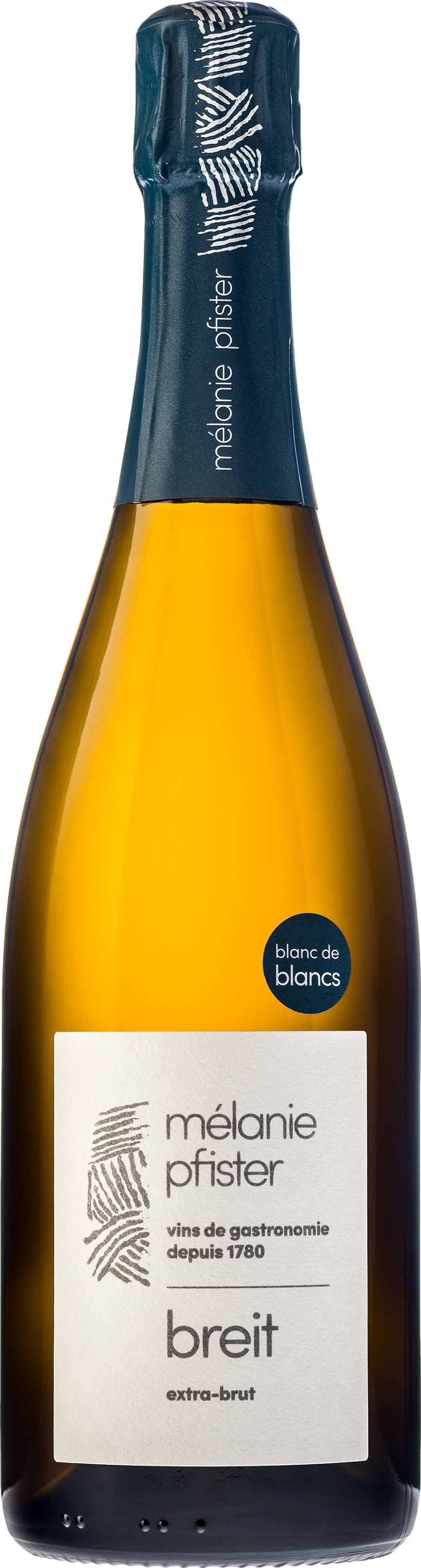 Melanie Pfister Cremant d'Alsace Breit Blanc de Blancs Extra Brut