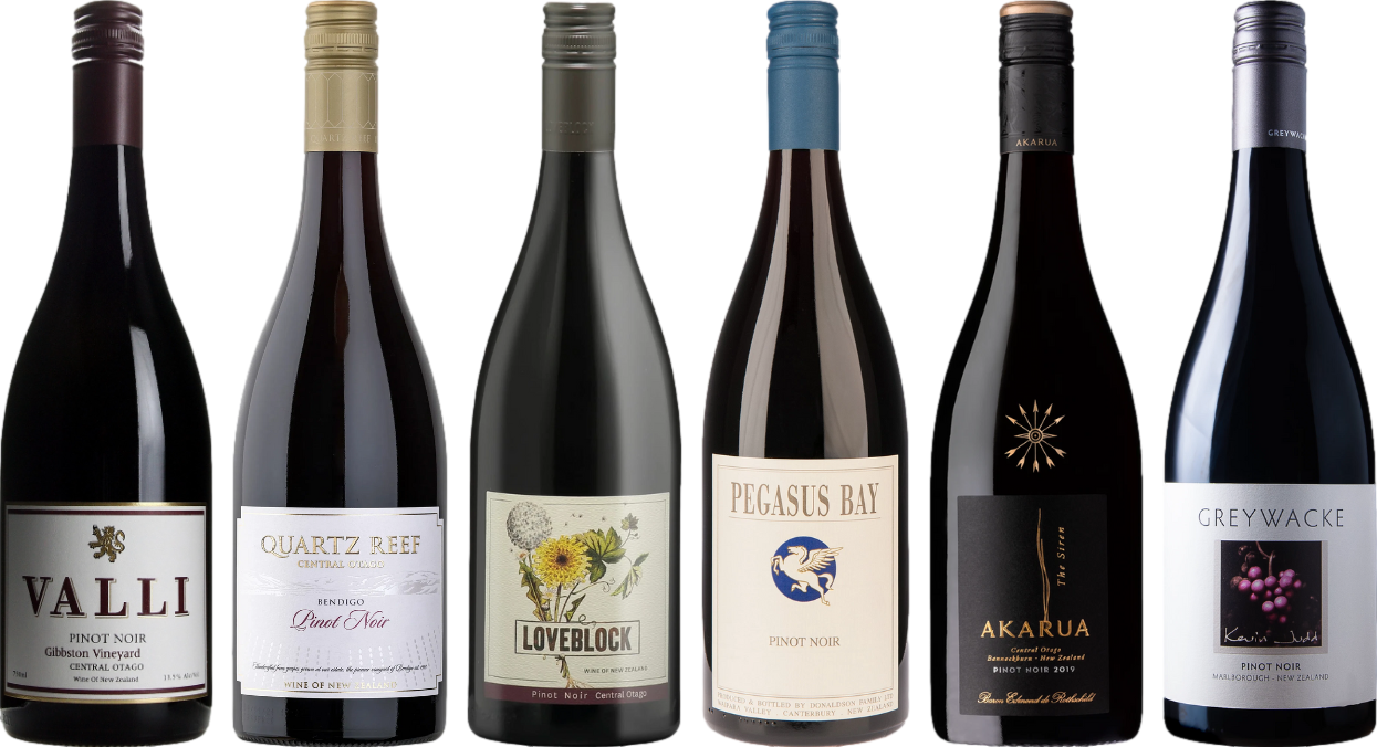 Nuova Zelanda Pinot Noir Caso di Degustazione