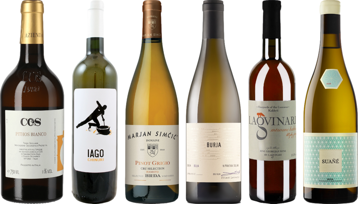 Caso Degustazione del Vino Arancione Premium