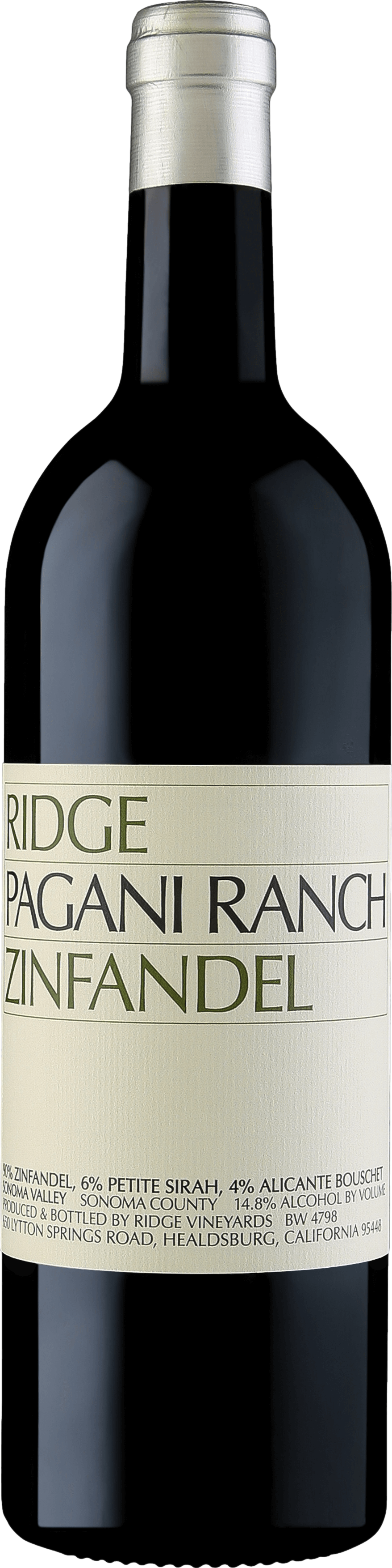 Ridge Pagani Ranch Zinfandel 2022
