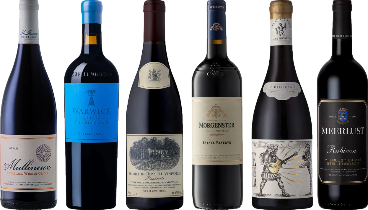 Pachetto di degustazione di vini rossi Sudafricani Premium