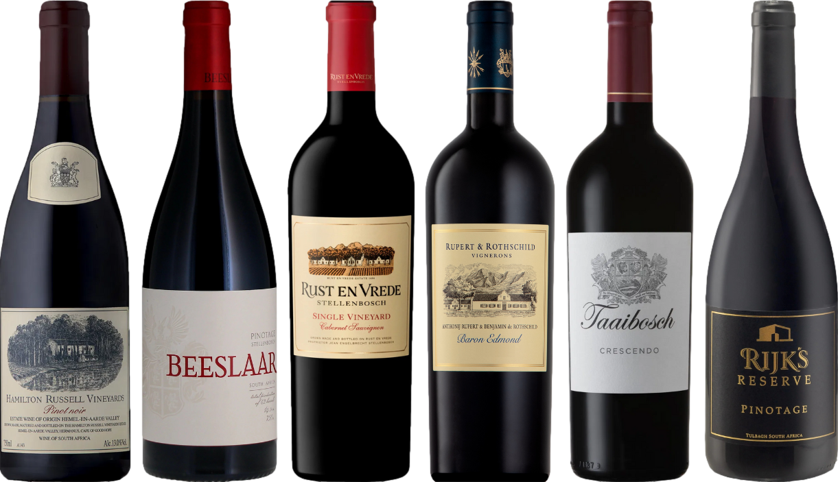 Vino rosso sudafricano Premium Tasting Case