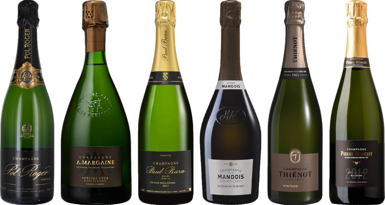 Pachetto di degustazione di Vintage Champagne Premium