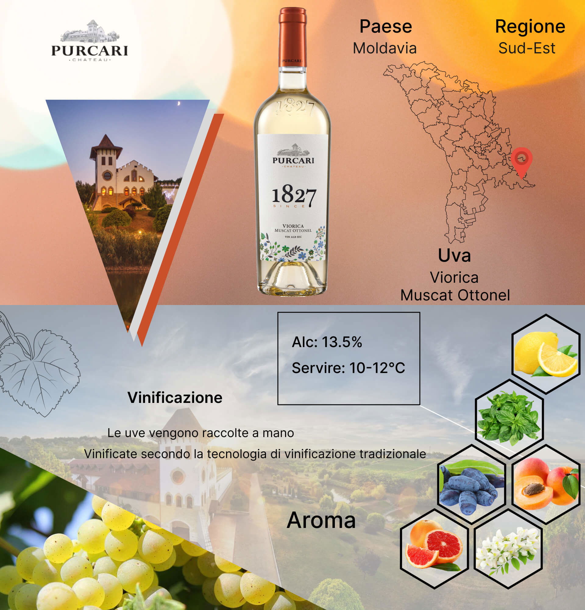 Chateau Purcari Viorica Muscat de Purcari