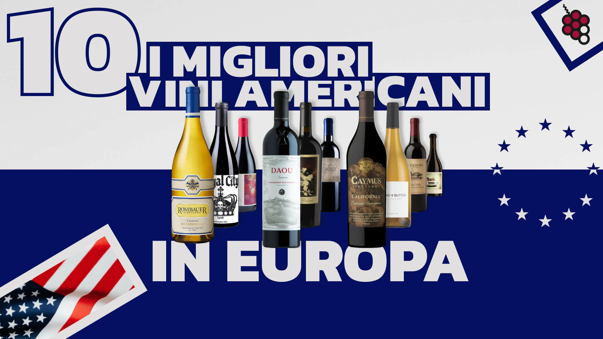 I migliori vini americani che potrai acquistare in Europa